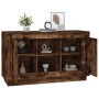 Smoked oak plywood sideboard 102x35x60 cm by vidaXL, Sideboards - Ref: Foro24-831882, Price: 81,22 €, Discount: %