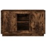 Aparador madera contrachapada color roble ahumado 102x35x60 cm de vidaXL, Aparadores - Ref: Foro24-831882, Precio: 81,22 €, D...