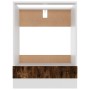 Armario de horno madera ingeniería roble ahumado 60x46x81,5 cm de vidaXL, Armarios de cocina - Ref: Foro24-825834, Precio: 52...