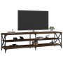 Mueble de TV madera contrachapada roble marrón 180x40x50 cm de vidaXL, Muebles TV - Ref: Foro24-826738, Precio: 86,99 €, Desc...