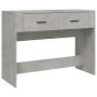 Mesa consola de madera contrachapada gris hormigón 100x39x75 cm de vidaXL, Mesas - Ref: Foro24-816780, Precio: 60,04 €, Descu...