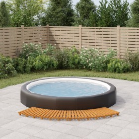 Hot tub steps 2 units solid acacia wood by vidaXL, Pool and spa accessories - Ref: Foro24-362261, Price: 123,99 €, Discount: %