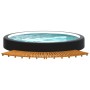 Peldaños para bañera de hidromasaje 2 uds madera maciza acacia de vidaXL, Accesorios para piscinas y spa - Ref: Foro24-362261...