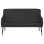 Banco de cuero sintético negro 110x76x80 cm de vidaXL, Bancos - Ref: Foro24-351430, Precio: 147,64 €, Descuento: %