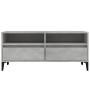 Mueble de TV madera contrachapada gris hormigón 100x34,5x44,5cm de vidaXL, Muebles TV - Ref: Foro24-831905, Precio: 63,23 €, ...