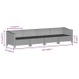 Set de muebles de jardín 4 pzas y cojines ratán sintético gris de vidaXL, Conjuntos de jardín - Ref: Foro24-362686, Precio: 2...