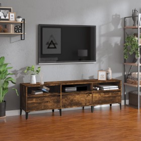 Smoked oak plywood TV cabinet 150x30x44.5 cm by vidaXL, TV Furniture - Ref: Foro24-831922, Price: 97,61 €, Discount: %