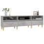 Mueble de TV madera contrachapada gris hormigón 150x30x44,5 cm de vidaXL, Muebles TV - Ref: Foro24-831913, Precio: 88,74 €, D...