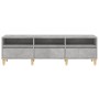 Mueble de TV madera contrachapada gris hormigón 150x30x44,5 cm de vidaXL, Muebles TV - Ref: Foro24-831913, Precio: 88,74 €, D...