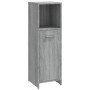 Armario de baño madera contrachapada gris Sonoma 30x30x95 cm de vidaXL, Muebles de baño - Ref: Foro24-825838, Precio: 40,70 €...