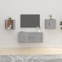 Wall TV cabinets 2 pcs Sonoma gray 40x34.5x40 cm by vidaXL, TV Furniture - Ref: Foro24-816653, Price: 56,99 €, Discount: %