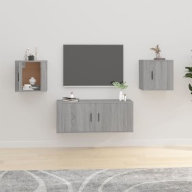 Muebles para TV de pared 2 uds gris Sonoma 40x34,5x40 cm de vidaXL, Muebles TV - Ref: Foro24-816653, Precio: 56,99 €, Descuen...