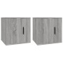 Muebles para TV de pared 2 uds gris Sonoma 40x34,5x40 cm de vidaXL, Muebles TV - Ref: Foro24-816653, Precio: 56,99 €, Descuen...