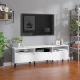 Mueble de TV madera contrachapada blanco 150x30x44,5 cm de vidaXL, Muebles TV - Ref: Foro24-831917, Precio: 86,48 €, Descuent...