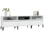 Mueble de TV madera contrachapada blanco 150x30x44,5 cm de vidaXL, Muebles TV - Ref: Foro24-831917, Precio: 86,48 €, Descuent...