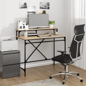 Sonoma iron and plywood desk 100x50x90 cm by vidaXL, Desks - Ref: Foro24-826700, Price: 59,30 €, Discount: %