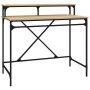 Sonoma iron and plywood desk 100x50x90 cm by vidaXL, Desks - Ref: Foro24-826700, Price: 54,35 €, Discount: %