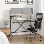 Sonoma iron and plywood desk 100x50x90 cm by vidaXL, Desks - Ref: Foro24-826700, Price: 54,35 €, Discount: %