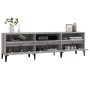 TV stand made of gray Sonoma plywood 150x30x44.5 cm by vidaXL, TV Furniture - Ref: Foro24-831923, Price: 100,99 €, Discount: %