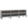 TV stand made of gray Sonoma plywood 150x30x44.5 cm by vidaXL, TV Furniture - Ref: Foro24-831923, Price: 100,99 €, Discount: %