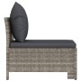 Central garden sofa with gray synthetic rattan cushion by vidaXL, Garden sets - Ref: Foro24-362694, Price: 71,09 €, Discount: %