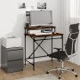 Iron and smoked oak plywood desk 80x50x90 cm by vidaXL, Desks - Ref: Foro24-826706, Price: 56,39 €, Discount: %