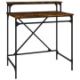 Iron and smoked oak plywood desk 80x50x90 cm by vidaXL, Desks - Ref: Foro24-826706, Price: 56,39 €, Discount: %