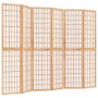 Biombo plegable con 6 paneles estilo japonés 240x170 cm de vidaXL, Divisores de ambientes - Ref: Foro24-352086, Precio: 220,1...