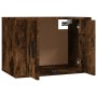 Wall-mounted TV stand in smoked oak, 57x34.5x40 cm by vidaXL, TV Furniture - Ref: Foro24-816621, Price: 33,96 €, Discount: %