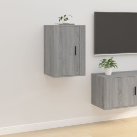 Wall-mounted TV stand in Sonoma gray, 40x34.5x60 cm by vidaXL, TV Furniture - Ref: Foro24-816668, Price: 40,76 €, Discount: %