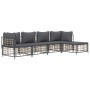 Gartenmöbel-Set 5-teilig, Kissen anthrazit, PE-Rattan von vidaXL, Outdoor-Sofas - Ref: Foro24-3186743, Preis: 371,99 €, Rabat...