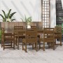 Garden dining set 7 pieces solid honey brown pine wood by vidaXL, Garden sets - Ref: Foro24-3154710, Price: 378,09 €, Discoun...