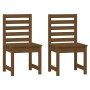 Garden dining set 7 pieces solid honey brown pine wood by vidaXL, Garden sets - Ref: Foro24-3154710, Price: 378,09 €, Discoun...