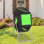 Rotating compost bin made of polypropylene, measuring 60x43x74 cm with a capacity of 70 liters. by vidaXL, Composters - Ref: ...