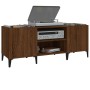 Brown oak plywood disc cabinet 121x38x48 cm by vidaXL, CD and DVD storage - Ref: Foro24-831940, Price: 107,70 €, Discount: %