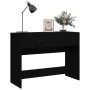 Black plywood console table 100x39x75 cm by vidaXL, Tables - Ref: Foro24-816777, Price: 73,16 €, Discount: %