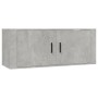 Concrete gray wall TV cabinet 100x34.5x40 cm by vidaXL, TV Furniture - Ref: Foro24-816636, Price: 65,93 €, Discount: %