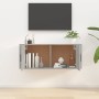 Concrete gray wall TV cabinet 100x34.5x40 cm by vidaXL, TV Furniture - Ref: Foro24-816636, Price: 65,93 €, Discount: %