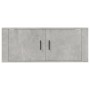 Concrete gray wall TV cabinet 100x34.5x40 cm by vidaXL, TV Furniture - Ref: Foro24-816636, Price: 65,93 €, Discount: %