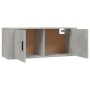 Concrete gray wall TV cabinet 100x34.5x40 cm by vidaXL, TV Furniture - Ref: Foro24-816636, Price: 65,93 €, Discount: %