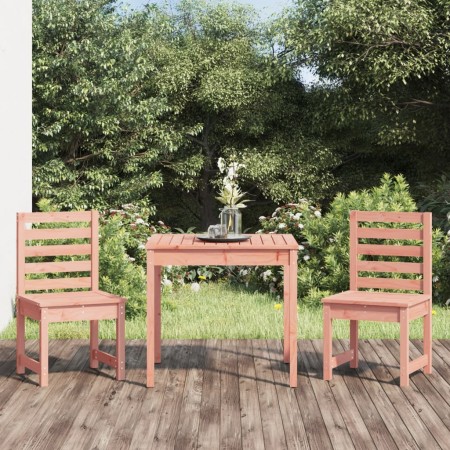 Garden table and chairs 3 pieces solid wood Douglas by vidaXL, Garden sets - Ref: Foro24-3154676, Price: 171,77 €, Discount: %