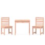 Garden table and chairs 3 pieces solid wood Douglas by vidaXL, Garden sets - Ref: Foro24-3154676, Price: 171,77 €, Discount: %