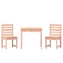 Garden table and chairs 3 pieces solid wood Douglas by vidaXL, Garden sets - Ref: Foro24-3154676, Price: 171,77 €, Discount: %