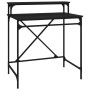 Black iron and plywood desk 80x50x90 cm by vidaXL, Desks - Ref: Foro24-826704, Price: 60,40 €, Discount: %