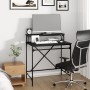 Black iron and plywood desk 80x50x90 cm by vidaXL, Desks - Ref: Foro24-826704, Price: 60,40 €, Discount: %