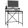 Black iron and plywood desk 80x50x90 cm by vidaXL, Desks - Ref: Foro24-826704, Price: 60,40 €, Discount: %