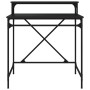 Black iron and plywood desk 80x50x90 cm by vidaXL, Desks - Ref: Foro24-826704, Price: 60,40 €, Discount: %