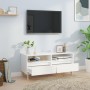 Mueble de TV madera contrachapada blanco brillo 100x34,5x44,5cm de vidaXL, Muebles TV - Ref: Foro24-831895, Precio: 68,26 €, ...