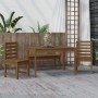 Garden dining set 4 pieces solid honey brown pine wood by vidaXL, Garden sets - Ref: Foro24-3154704, Price: 244,77 €, Discoun...