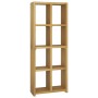 Estantería de madera maciza de teca 70x30x180 cm de vidaXL, Librerías y estanterías - Ref: Foro24-340878, Precio: 239,97 €, D...